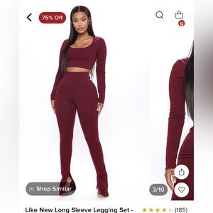 Like New Long Sleeve Legging Set (SOLD OUT ONLINE)